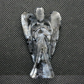 ラブラドライト 天使さま 手彫りのラブラドライト ガーディアンエンジェル 守護天使 パワーストーン ギフト 天然石