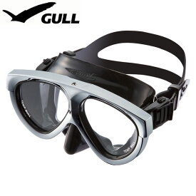 ダイビングマスク GULL/ガル マンティス5ブラックシリコン メタリックシルバー GM-1037