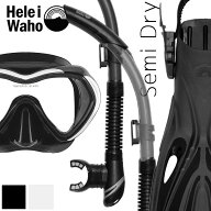 ダイビング 軽器材 3点セット ヘレイワホ mahalo3 kiki3 alakai マスク スノーケル フィン スキューバダ…