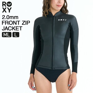���L�V�[ ROXY �E�F�b�g�X�[�c ���f�B�[�X �W���P�b�g 2mm �t�����g�W�b�v �ۉ��� �T�[�t�B�� �_�C�r���O SUP �C SWELL SERIES 2.0 FZ LS JKT RB RWT261703
