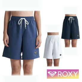 ROXY ロキシー ボードショーツ サーフパンツ ショートパンツ パンツ レディース 無地 シンプル ロング丈 体型カバー カバーアップ 水陸両用 30代 40代 50代 プール RBS245016 EVENING CALM HID