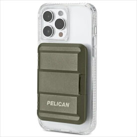 Pelican ペリカン Protector MagSafe Wallet OD Green - iPhoneの背面に装着するカード収納ケース [PP050790]