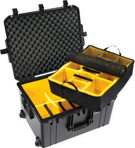 Pelican(yJ) 1637 GAP[X pbhd؂t ubN vbV{^b`t 1637 Air Case With Padded Dividers WD Black [016370-0041-110]