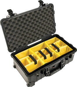 PELICAN(yJ) 1514 veN^[P[X pbhtfBoC_[ ubN 27L [015100-0040-110] 1514 Protector Case with Padded Divider Black
