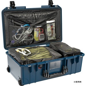 PELICAN(yJ) 1535 GAgxP[X pbLOI[KiCU[t vXAhvb` CfBS 27L [015350-0080-125] 1535TRVL 1535 Air Travel Case with Packing Organizer Press and Pull Latch Indigo