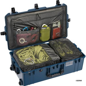 PELICAN(yJ) 1615 GAgxP[X pbLOI[KiCU[t vXAhvb` CfBS 71L [016150-0080-125] 1615TRVL 1615 Air Travel Case with Packing Organizer Press and Pull Latch Indigo