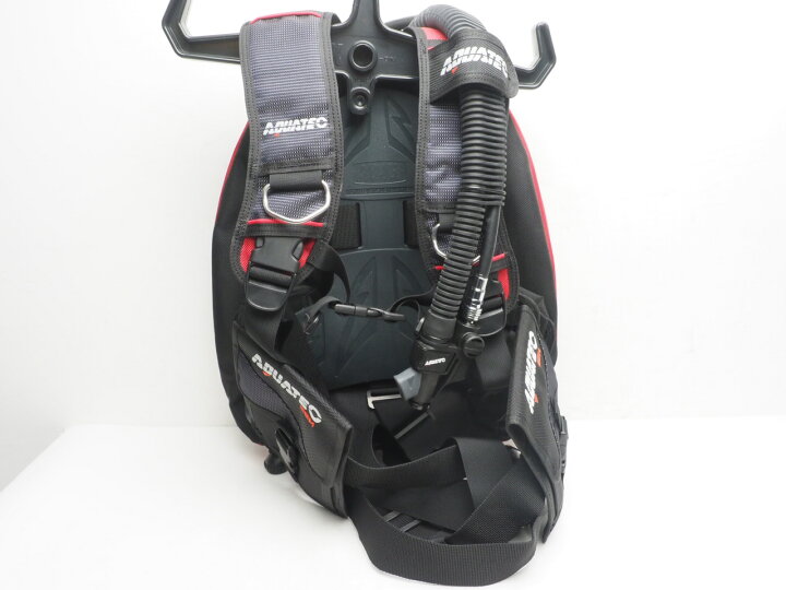 AQUATEC アクアテック パフォーマンス ドーナツウィング BCD バックフロートBC 3FRY51005 ウエイトポケット付 BC924P カラーレッド ブラック