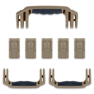PELICAN �y���J�� 1615 Air �����p�n���h�������b�`�Z�b�g �_�[�N�f�U�[�g [1615-HLA-581] DARK DESERT Replacement Handles & Latches Set ���� ���y�A�p�[�c �������i