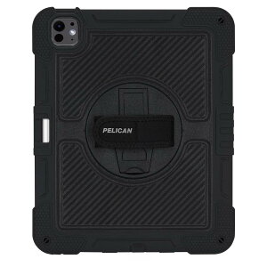 PELICAN �y���J�� �{�C�W���[ iPad Pro 11�C���` �P�[�X �X�^���h�t�� [PP060492] Pelican Voyager Black with Stand �Ɩ��p �ϏՌ� �r�W�l�X