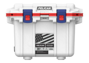 �y����zPELICAN �y���J�� 30QT �G���[�g�N�[���[ �A�����J���g���R���[�� [30Q-6-AMERICANA250] 30QT Elite Cooler 31.18L ���ϋv
