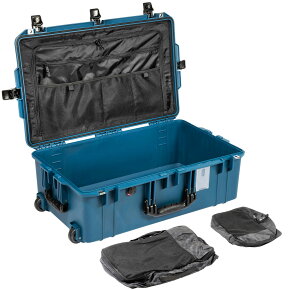 PELICAN yJ 1595 GAgxP[X J[:CfBS vbV{^b`t TCY:72.4 x 45.4 x 27.3 cm e:57L 1595TRVL Air Case Indigo J P[X [015950-0080-125]