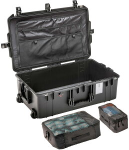 PELICAN yJ 1595 GAgxP[X J[:ubN vbV{^b`t TCY:72.4 x 45.4 x 27.3 cm e:57L 1595TRVL Air Case Black gx J P[X [015950-0080-110]