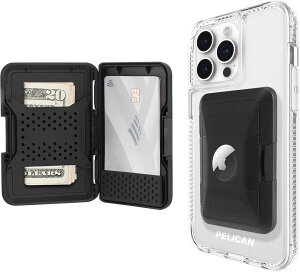 PELICAN yJ MagSafeΉ AirTag[t EHbg ubN [PP054784] ϏՌ Pelican Protecter J[hz_[ wʃP[X RpNg J[h[ Vv y J[hP[X