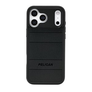 Pelican �y���J�� �v���e�N�^�[ iPhone17 Pro Max�p �X�}�z�P�[�X �u���b�N [PP057274] MagSafe�Ή� BLACK Pelican Protector �X�}�z�J�o�[ �ϏՌ� �ϗ��� �~���^���[�O���[�h