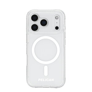 Pelican �y���J�� �v���e�N�^�[ iPhone17 Pro Max�p �X�}�z�P�[�X �N���A [PP058678] MagSafe�Ή� CLEAR Pelican Protector �X�}�z�J�o�[ �ϏՌ� �ϗ��� �~���^���[�O���[�h