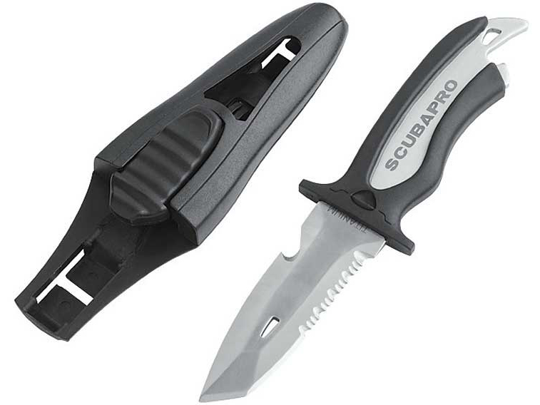 SCUBAPRO MAKO KNIFE マコチタンナイフ ★硬化チタン製 重量なんと162g！
