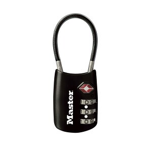 Master Lock }X^[bN io[ώ TSAbN J[:ubN [4688JADBLK] P[u^Cv