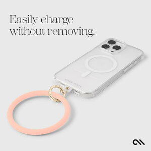 Case-Mate �P�[�X���C�g �X�}�z�o���O�� �s�[�` [CM056194-05] Phone Bangle Peach �ϏՌ� ���X�g���b�v �o���O���^ �A�N�Z�T���[