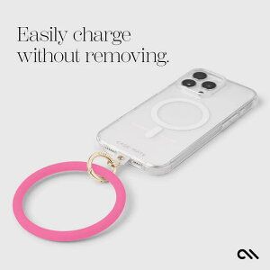 Case-Mate �P�[�X���C�g �X�}�z�o���O�� �t�N�V�A [CM056196-05] Phone Bangle Fuchsia �ϏՌ� ���X�g���b�v �o���O���^ �A�N�Z�T���[