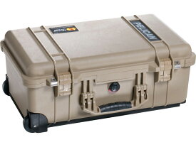 PELICAN（ペリカン）プロテクターキャリーオンケース 1510 プロテクターケース フォームなし DESERT TAN [デザートタン] [1510-001-190] キャスター付き ハードケース 防水性　耐衝撃性　防塵性 保護ケース カメラ用品