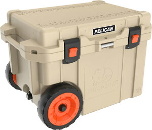 PELICAN �y���J�� 45QW Elite Wheeled Cooler �G���[�g�N�[���[ �L���X�^�[�t TAN �^�� [45QW-2-TAN] �N�[���[�{�b�N�X �ۗ�