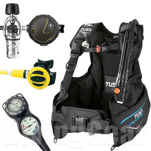 TUSA BC0602B / AQUALUNG �J���v�\ �d��ރZ�b�g �c�T BCDCALYPSO ���M�����[�^�[ SS20 �I�N�g�p�X 2�A�Q�[�W �c���v �R���p�X �_�C�r���O BC�W���P�b�g
