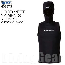 MOBBY'S(モビーズ)　フードベスト ノンジップ メンズ HOOD VEST NZ [OA-4300]