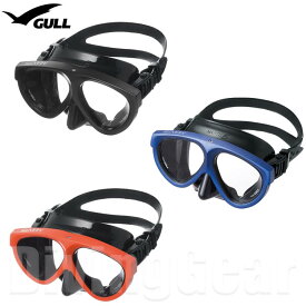 GULL(ガル)　マンティス5 ブラックシリコン ダイビングマスク [GM-1036] スキン ダイビング シュノーケリング 日本製 度付きレンズ対応 ゴーグル 水中メガネ