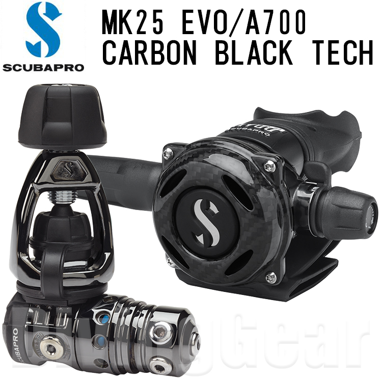 SCUBAPRO(スキューバプロ) 12-770-700 MK25EVO/A700 カーボンブラックテック CARBON BLACK TECH