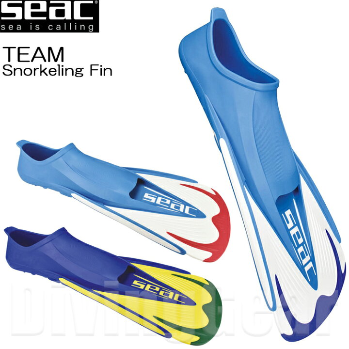 楽天市場】SEAC(シアック) TEAM チーム フルフットフィン 水泳 
