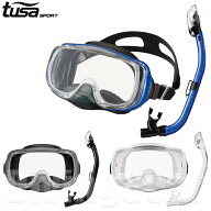 TUSA Sport (ツサスポーツ)　UC0109 大人向けスノーケリング2点セット 水中ゴーグル スノーケル＆マスク…