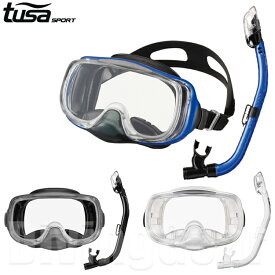 TUSA Sport (ツサスポーツ)　UC0109 大人向けスノーケリング2点セット 水中ゴーグル スノーケル＆マスク　シリコーン製 2点セット シュノーケル セット　10歳から大人向け 男女兼用 メンズ レディス 子供から大人