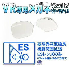 ヘッドマウントディスプレイ専用メガネフレーム VRsatile/ヴァーサタイル購入者向け/被写界深度延長設計レンズ「ESレンズ」単品販売