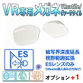 ヘッドマウントディスプレイ専用メガネフレーム VRsatile/ヴァーサタイル購入者向け/被写界深度延長設計レンズ「ESレンズ」単品販売 オプション+1