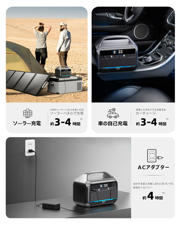 楽天市場】ポータブル電源 NEO300 268.8Wh/84000mAh 小型 軽量 AC高 