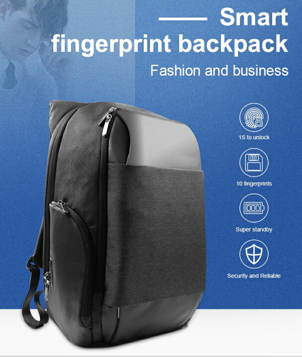 楽天市場 ビジネス リュック スマート認証 盗難防止 指紋認証ロック バックパック リュックサック 大容量 約30ｌ 通勤 通学 鞄 D Shop楽天市場店