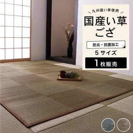 国産 い草ござ い草ラグ い草カーペット 日本製 九州産い草 敷詰 ラグ 敷物 消臭 抗菌 防臭 防炎 防火 市松模様【ノア ブラウン/ブラック 江戸間2〜8畳】※代引き不可・メーカー直送品