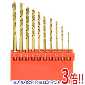 【1日と5.0のつく日、18日はポイント3倍！】E−Value チタン鉄工ドリルセット ETDT-10HEX
