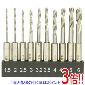 【1日と5.0のつく日、18日はポイント3倍！】E−Value ショート鉄工ドリルセット ESTD-10HEX