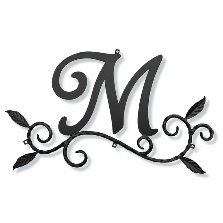 楽天市場 妻飾り 壁飾り M アルファベット Wa K0m ロートアイアン 日本製 北海道 1000円 ウッドデッキ エクステリア リーベ