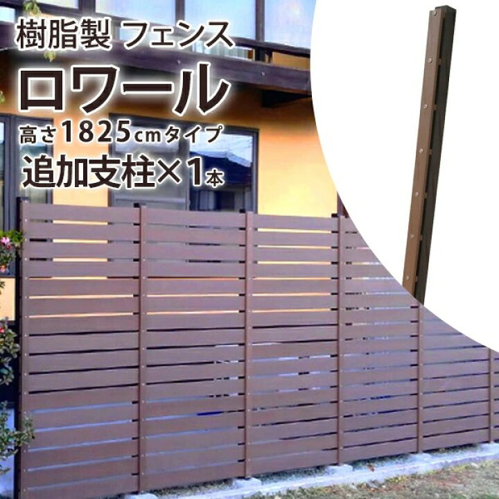 楽天市場 フェンス 樹脂 目隠し 15用 ストレート支柱 本体別売 ロワール 人工木 ストライプフェンス ルーバーフェンス 樹脂フェンス Diy ガーデンフェンス 柵 塀 庭 玄関 仕切り 在庫処分 ウッドデッキ エクステリア リーベ