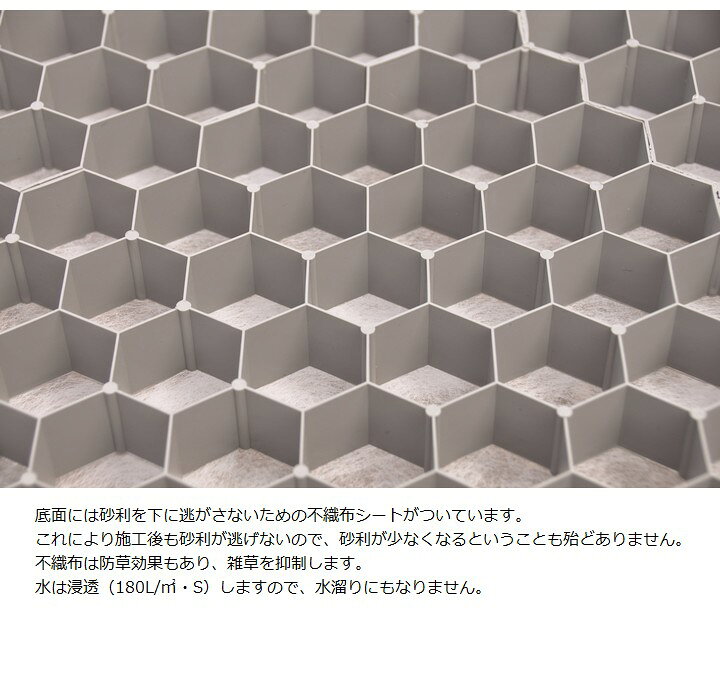 楽天市場】グラベルフィックス プロ 10枚セット 砂利地盤安定材 砂利 