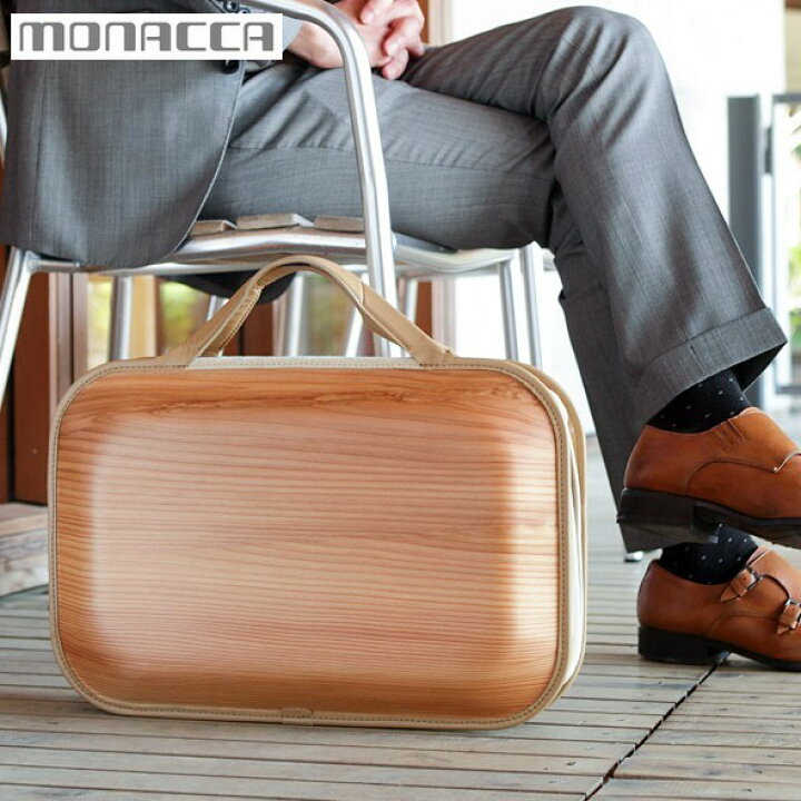 楽天市場】木のバッグ モナッカ monacca Roots Natural （プレーン  