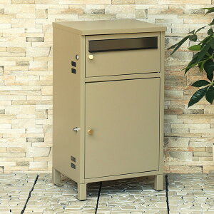 宅配ボックス 郵便ポスト一体型 ミーナ ミルクティーベージュ PBX-063 ※北海道+1500円 【代引不可】