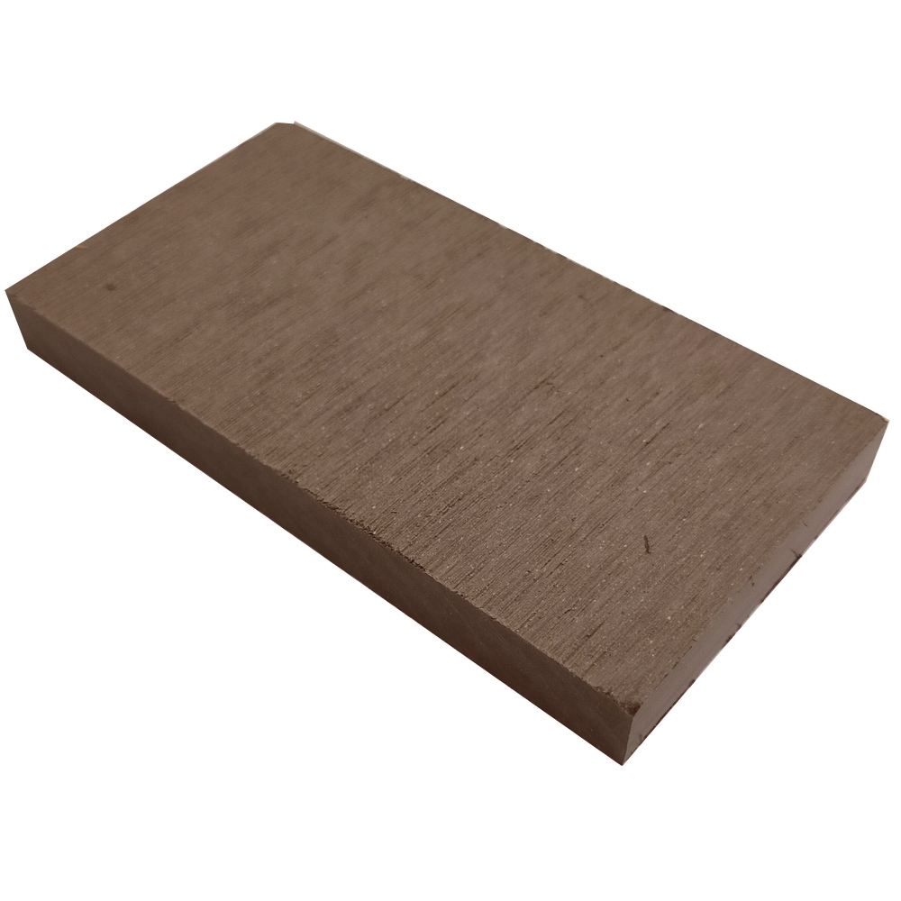 ウッドデッキ 人工木材 サンプル オーロラデッキ 10×96×50mm ダークブラウン 幕板 フェンス材 人工木 樹脂デッキ （お一人様一点限り）