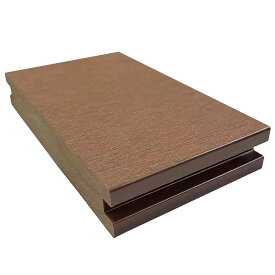 ウッドデッキ 人工木 サンプル アドバンスデッキ2 【無垢】 床材(ライトブラウン) 25×140×50 （お一人様一点限り）