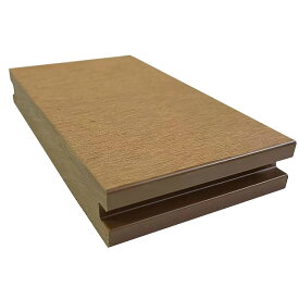 ウッドデッキ 人工木 サンプル アドバンスデッキ2 【無垢】 床材(チーク) 25×140×50 （お一人様一点限り）
