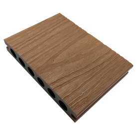 ウッドデッキ 人工木 プラチナデッキ2床材(ライトブラウン) デッキサンプル 23×140×100mm 【お一人様一点限り】