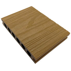 ウッドデッキ 人工木 プラチナデッキ2床材(チーク) デッキサンプル 23×140×100mm 【お一人様一点限り】