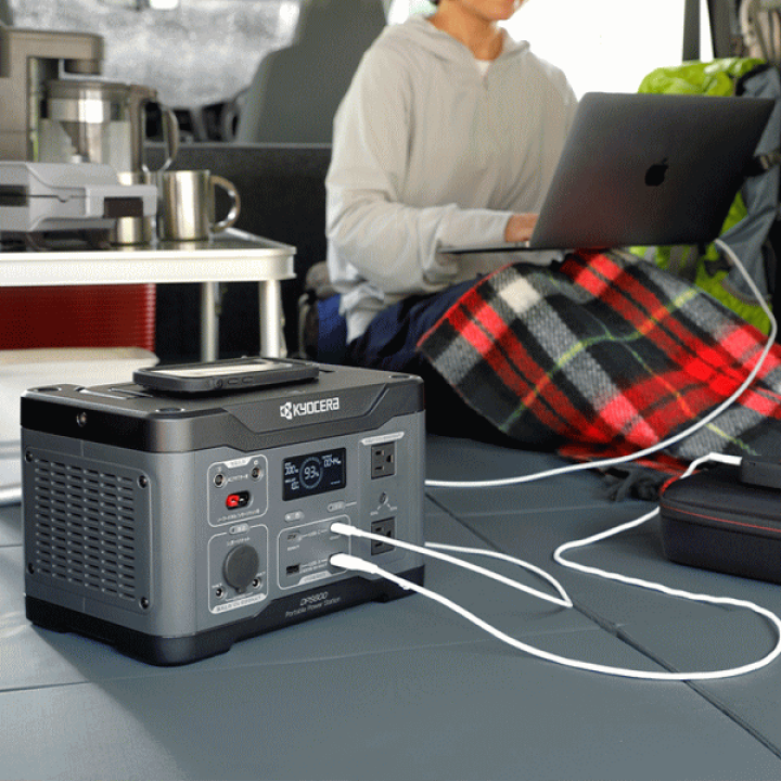 楽天市場】京セラ DPS600 ポータブル電源 出力600w 容量509.6Wh 楽天市場】京セラ DPS600 ポータブル電源 出力600w 容量509.6Wh